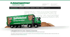 Desktop Screenshot of baumgartner-holzenergie.ch